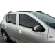 Накладки на ручки (4 шт., нерж.) Carmos - Турецька сталь для Dacia Sandero 2013-2020 рр