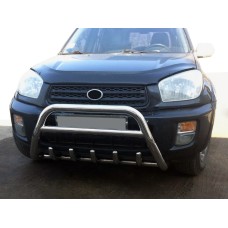 Кенгурятник WT003 (нерж) для Toyota Rav 4 2001-2005 рр