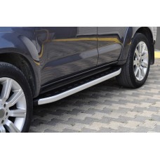 Бокові пороги Fullmond (2 шт., алюм) для Toyota Fortuner 2006-2015 рр