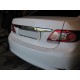 Накладка над номером 2010-2013 (нерж) для Toyota Corolla
