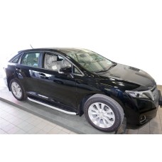Бокові пороги Fullmond (2 шт., алюм.) для Toyota Venza