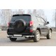 Задній захист AK005-2 (2 шт., нерж) для Toyota Rav 4 2006-2013 рр