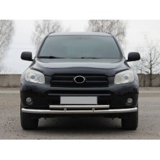 Передній захист ST014 (нерж) 51/42 мм для Toyota Rav 4 2006-2013 рр