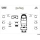 Накладки на панель (1995-1999) дерево для Mitsubishi Carisma