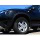 Накладки на арки (4 шт., чорний метал) для Dacia Duster 2008-2018 рр