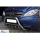 Кенгурятник WT003/004 (нерж.) 60мм, без напису для Mercedes Viano 2004-2014 рр