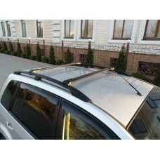 Багажник поперечины на стандартные рейлинги с замком WingCarrier V1 (2 шт) до 110 см, Серый для Infiniti QX80 2013-2024 гг