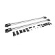 Перемычки на рейлинги под ключ Wingbar V1 (2 шт) до 140 см, Черный для Ford Kuga/Escape 2013-2019 гг