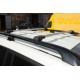 Перемички на рейлінги під ключ (2 шт) Сірий для Renault Scenic/Grand 2003-2009 рр