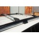 Перемички на рейлінги під ключ (2 шт) Сірий для Renault Scenic/Grand 2003-2009 рр