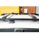 Перемички на рейлінги під ключ (2 шт) Сірий для Renault Scenic/Grand 2003-2009 рр