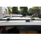 Перемички на рейлінги під ключ (2 шт) Сірий для Renault Scenic/Grand 2003-2009 рр