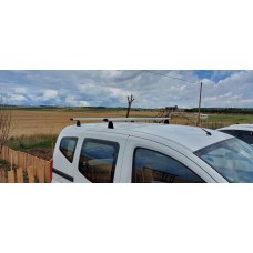 Багажник (поперечини) в штатні місця Asaf V3 3 штуки, 155 см для Volkswagen T5 Multivan 2003-2010 рр