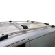 Перемички на рейлінги без ключа (2 шт) Сірий для Daewoo Nubira 1999-2003 рр