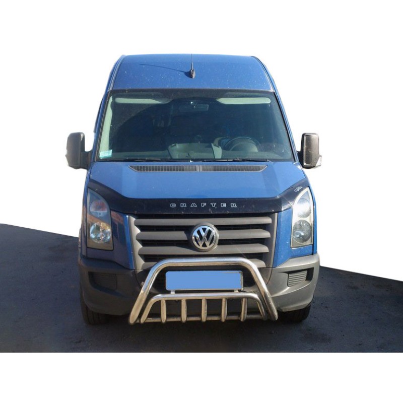 Кенгурятник WT002 (нерж) для Volkswagen Crafter 2006-2016 рр