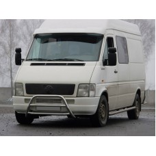 Кенгурятник WT022 (нерж) для Volkswagen LT 1995-2006 рр