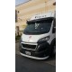 Козирьок на лобове скло (чорний глянець, 5мм) для Fiat Ducato 2006-2025 рр