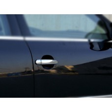 Накладки на ручки (4 шт, нерж) Carmos - Турецька сталь для Skoda Octavia II A5 2006-2010рр
