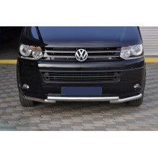 Нижняя губа ST009 Greyder (нерж) для Volkswagen T5 2010-2015 гг