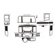 Накладки на панель Карбон для Volkswagen T5 2010-2015 рр