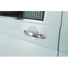 Накладки на ручки (4 шт, нерж) Carmos - Турецька сталь для Volkswagen Touran 2010-2015 рр