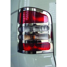 Накладки на стопы (2 шт, нерж) 1 дверь, Carmos - Турецкая сталь для Volkswagen T5 2010-2015 гг
