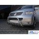 Кенгурятник WT003 (нерж) 60мм, с надписью для Volkswagen T5 Caravelle 2004-2010 гг