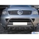 Кенгурятник WT003 (нерж) 60мм, с надписью для Volkswagen T5 Caravelle 2004-2010 гг