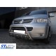 Кенгурятник WT003 (нерж) 60мм, с надписью для Volkswagen T5 Caravelle 2004-2010 гг