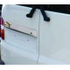 Накладка над номером для распашных дверей (нерж) Carmos - Турецкая сталь для Volkswagen T5 Multivan 2003-2010 гг