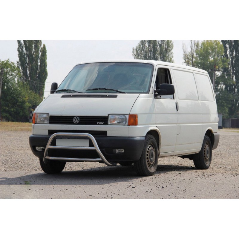 Кенгурятник WT022 (нерж) для Volkswagen T4 Caravelle/Multivan