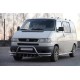 Кенгурятник WT003 Plus-2 (нерж) для Volkswagen T4 Caravelle/Multivan