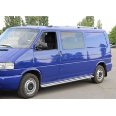 Рейлінги Хром Довга база, Металеві ніжки для Volkswagen T4 Caravelle/Multivan