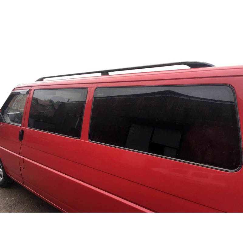 Рейлінги Чорні Довга база, Пластикові ніжки для Volkswagen T4 Caravelle/Multivan