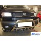 Кенгурятник WT003 60мм (нерж) 51мм, з написом для Volkswagen T4 Caravelle/Multivan