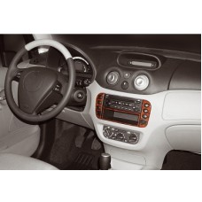 Накладки на панель (2001-2004) Алюміній для Citroen C-3 рр