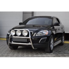 Кенгурятник WT018 (нерж) для Volvo XC60 2009-2017 рр