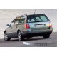 Накладки на задній бампер SW (Omsa, нерж.) 2000-2006, Матова поліровка для Volkswagen Passat B5 рр