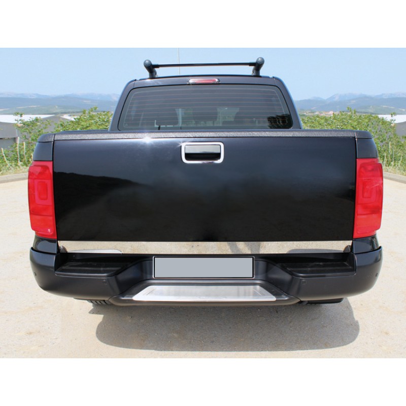 Кромка багажника (нерж) OmsaLine - Итальянская нержавейка для Volkswagen Amarok 2010-2022 гг