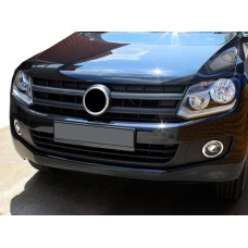 Накладки на противотуманные фары 2010-2012 (2 шт, нерж) для Volkswagen Amarok
