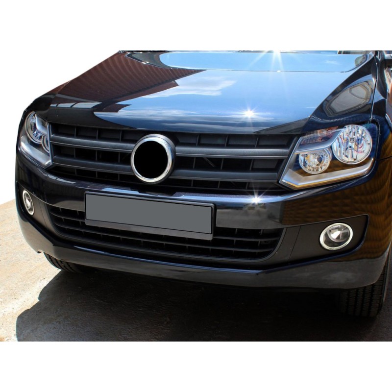 Накладки на противотуманные фары 2010-2012 (2 шт, нерж) для Volkswagen Amarok