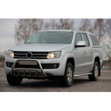 Кенгурятник WT002 (нерж) для Volkswagen Amarok 2010-2022 гг