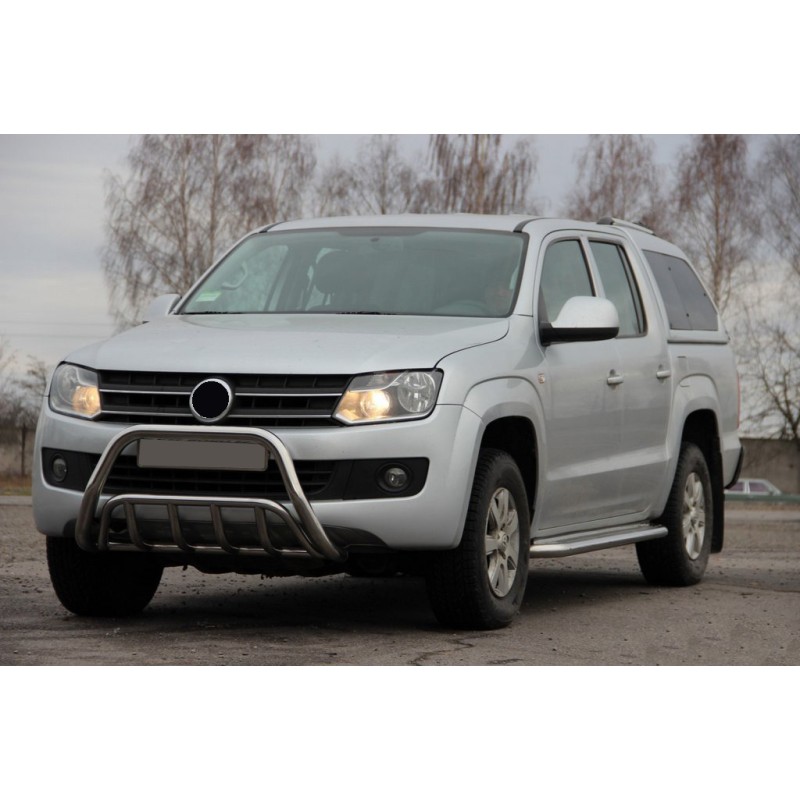 Кенгурятник WT002 (нерж) для Volkswagen Amarok 2010-2022 гг