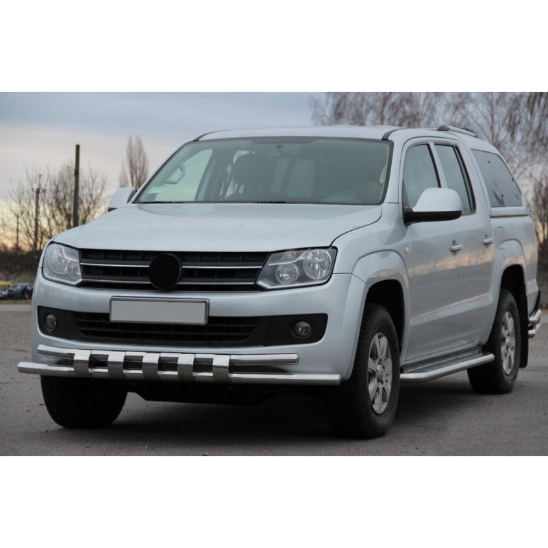 Передняя защита ST015 (нерж) для Volkswagen Amarok 2010-2022 гг
