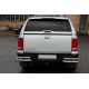 Задні куточки AK003-Double (2 шт., нерж) для Volkswagen Amarok 2010-2022 рр