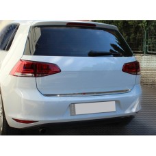 Кромка багажника HB (нерж) Carmos - Турецька сталь для Volkswagen Golf 7/E-Golf