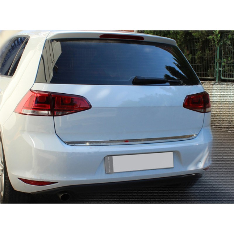 Кромка багажника HB (нерж) Carmos - Турецька сталь для Volkswagen Golf 7/E-Golf