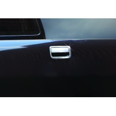 Накладка на ручку багажника (нерж) OmsaLine - Итальянская нержавейка для Volkswagen Amarok 2010-2022 гг