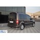 Бічні труби BB001 (2 шт., нерж) d60, Maxi база для Volkswagen Caddy 2004-2010 рр