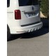 Накладка на задний бампер (под покраску) для Volkswagen Caddy 2015-2020 гг